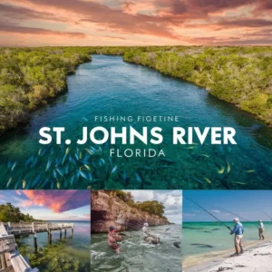 The St. Johns River is one of the longest rivers in Florida, offering diverse fishing environments.