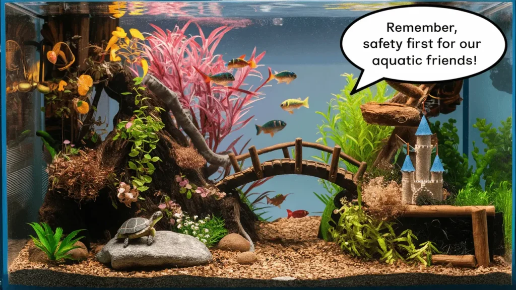 Safety Tips for DIY Fish Tank Decor